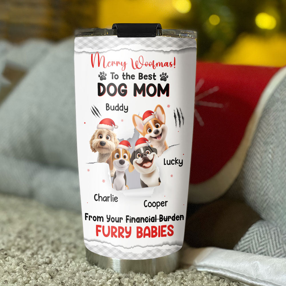 Custom Christmas Birthday Gifts For Dog Lovers • Dog Lovers - Personalized Tumbler