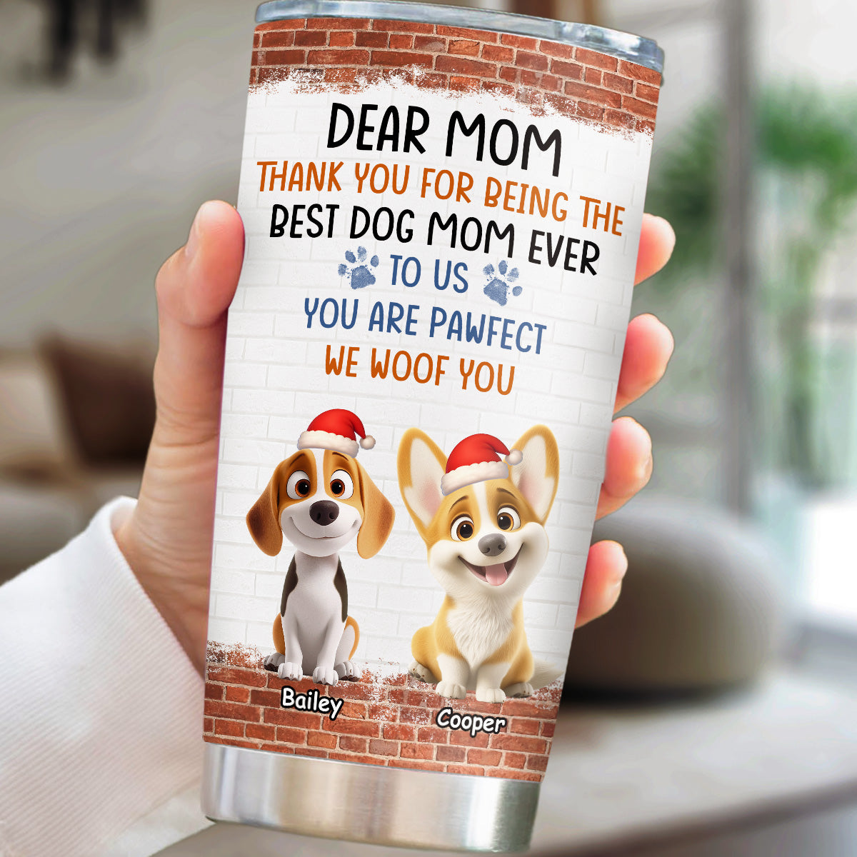Custom Christmas Birthday Gifts For Dog Lovers • You Are So Pawfect - Personalized Tumbler