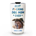 Custom Photo Christmas Birthday Gifts For Dog Mom, Dog Lovers • Summertime With Me Photo - Personalized Tumbler