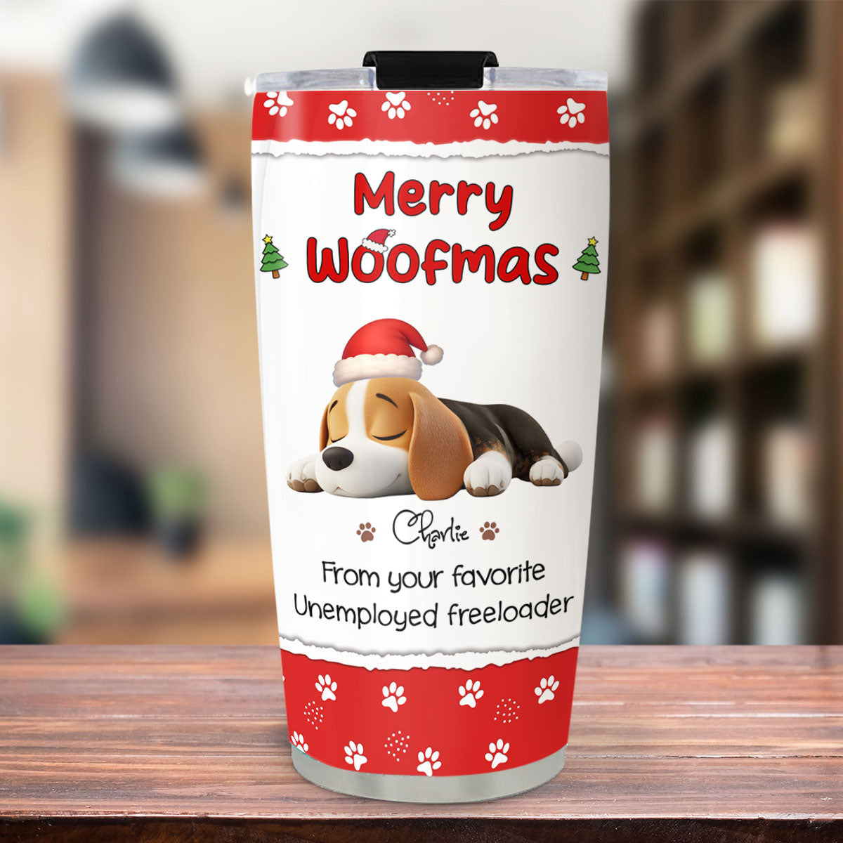 Custom Christmas Birthday Gifts For Dog Lovers • From You Favorite - Personalized Tumbler