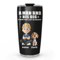 Custom Father's day Birthday Gifts For Dog Dad, Dog Lovers • Best Dog Dad Ever - Personalized Tumbler
