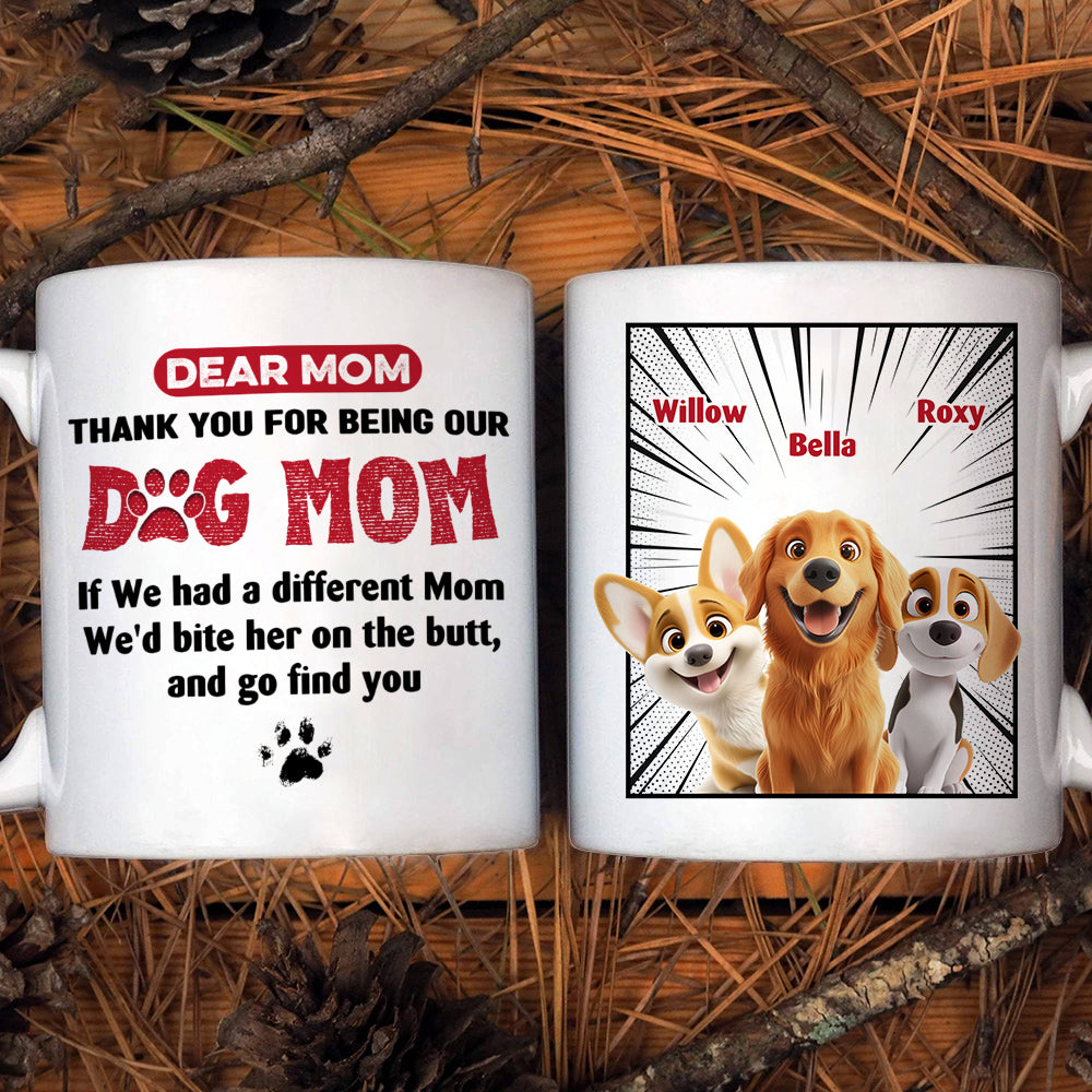 Custom Mother's day Birthday Gifts For Dog Mom, Dog Lovers • Go Find You Mommy - Personalized Coffee Mug