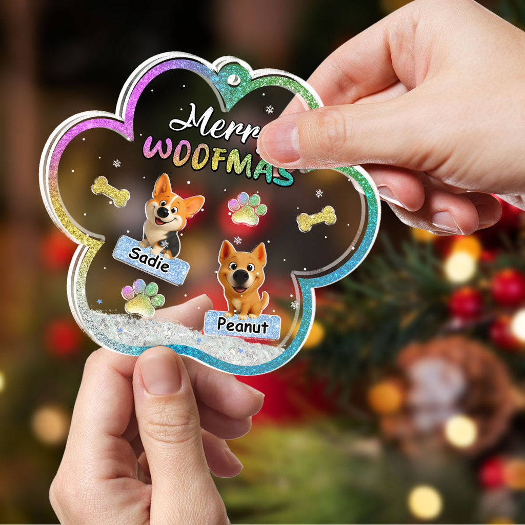 We And Snow - Personalized Acrylic Shaker Ornament