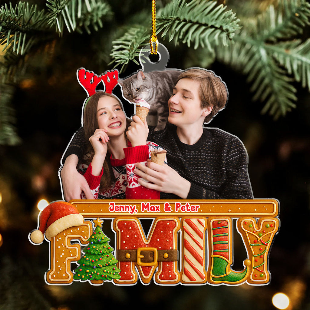 Our Christmas Story Photo - Personalized Acrylic Ornament