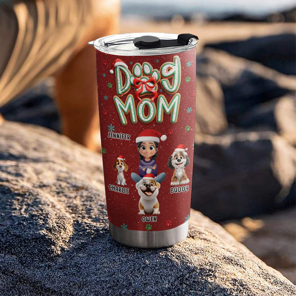 Custom Christmas Birthday Gifts For Dog Mom, Dog Lovers • Is It Christmas Yet - Personalized 3D Effect Tumbler