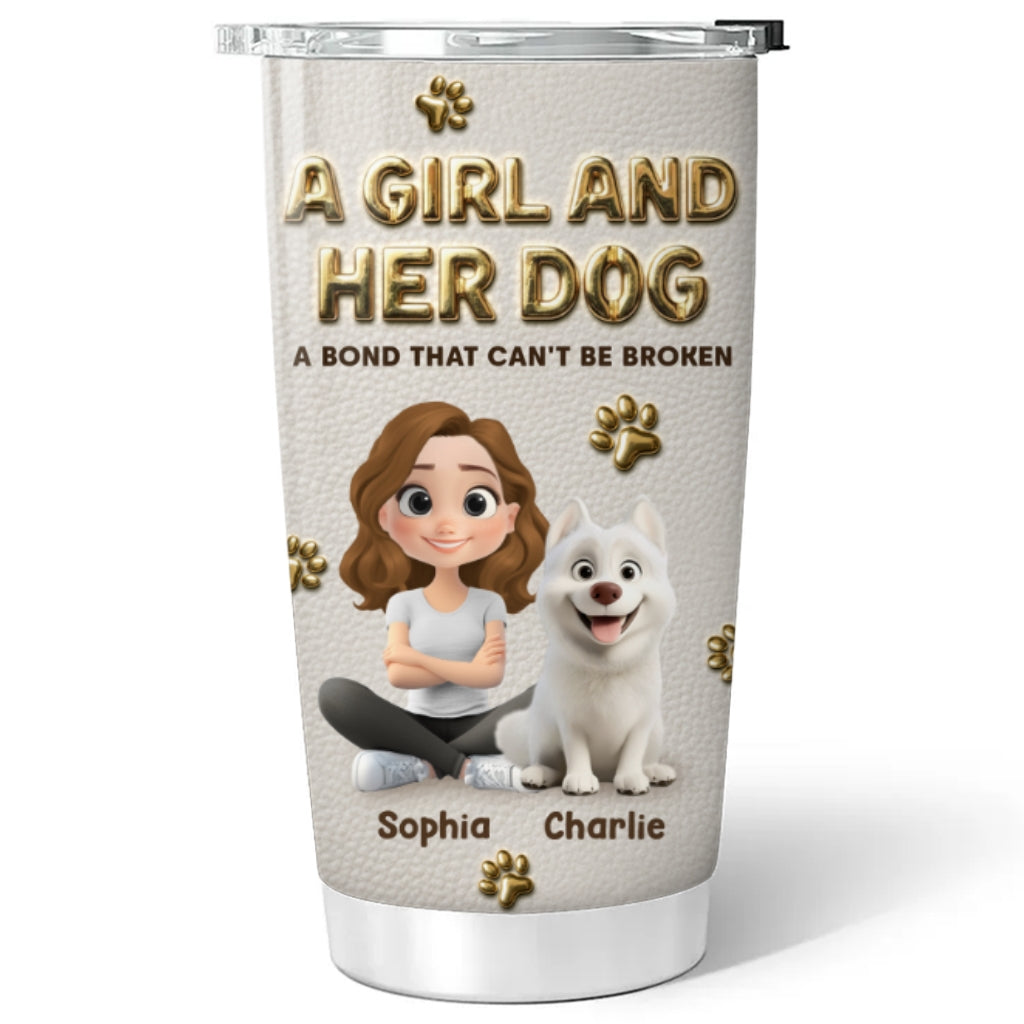 Custom Mother's day Birthday Gifts For Dog Mom, Dog Lovers • Mother Of Dogs - Personalized Tumbler