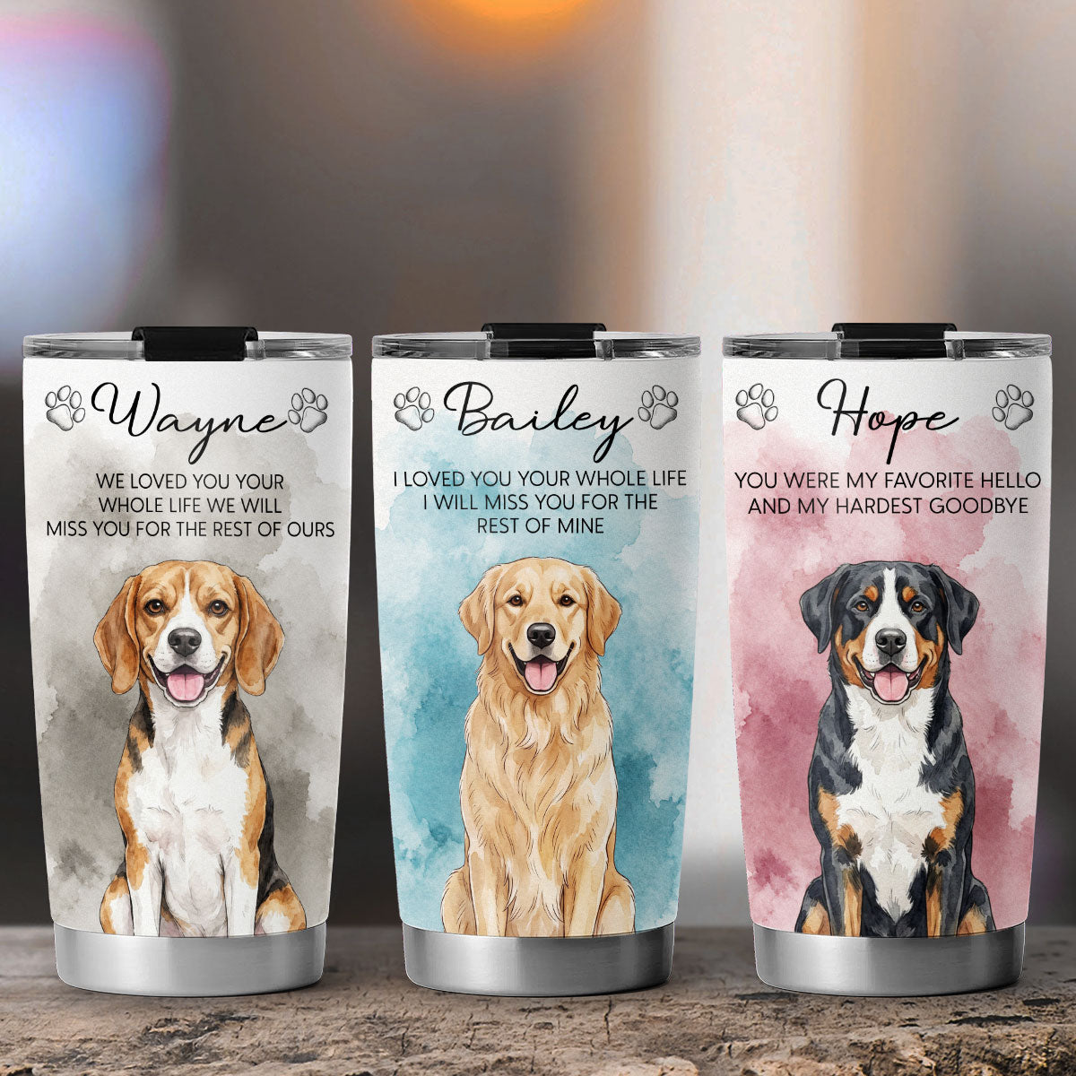 Custom Christmas Birthday Gifts For Pet Lovers • Forever Remembered - Personalized Tumbler