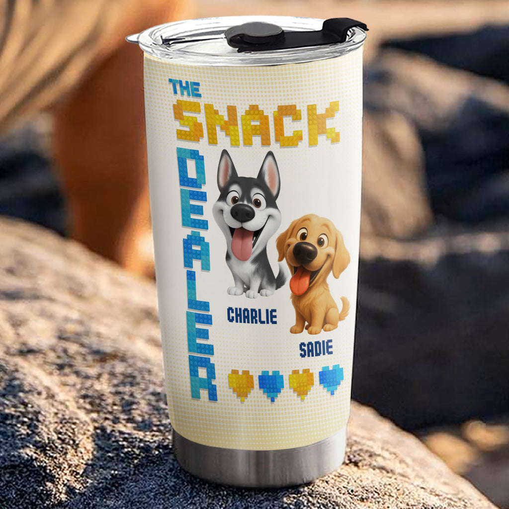 Custom Christmas Birthday Gifts For Cat Lovers • Never Enough Snack - Personalized Tumbler