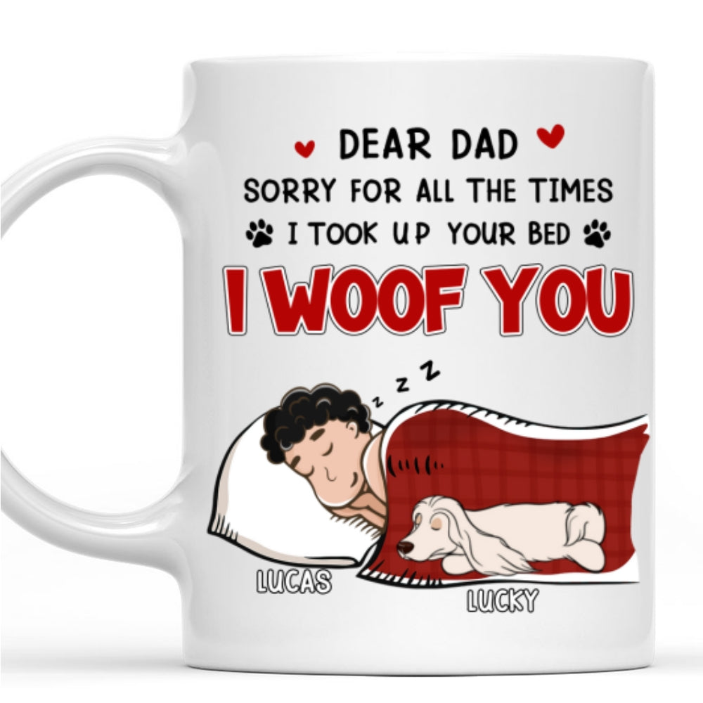 Custom Christmas Birthday Gifts For Dog Lovers • Took Up Your Bed - Personalized Coffee Mug