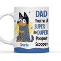 Custom Christmas Birthday Gifts For Dog Lovers • Pooper Scooper - Personalized Coffee Mug