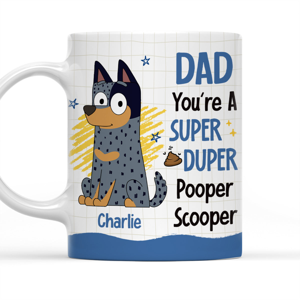 Custom Christmas Birthday Gifts For Dog Lovers • Pooper Scooper - Personalized Coffee Mug