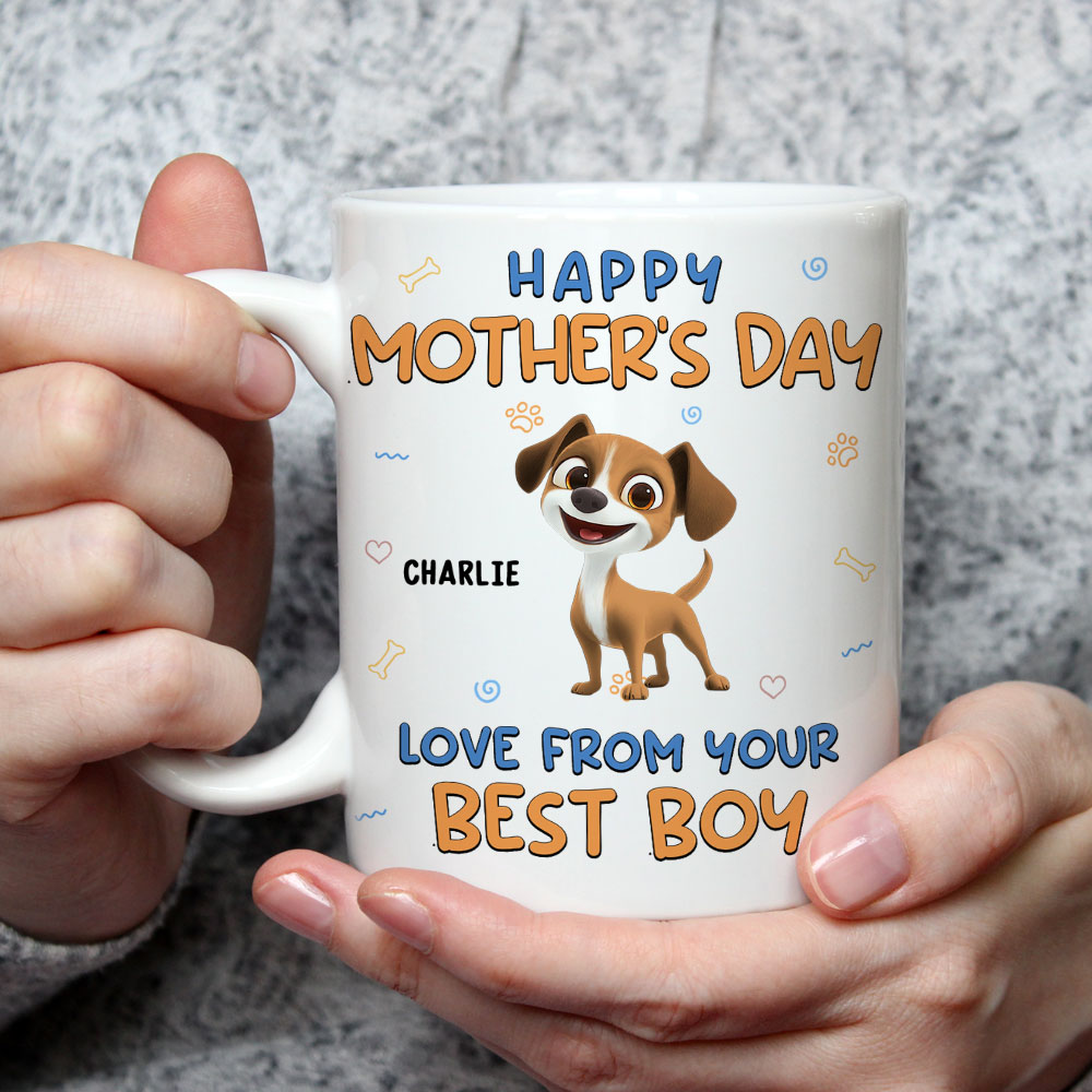 Custom Mother's Father's day Birthday Gifts For Dog Lovers • From Your Baby - Personalized Coffee Mug