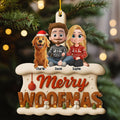 Custom Christmas Decor Home Birthday Gifts For Dog Lovers • Just Want To Be Lazy - Personalized 3D Effect Wood Ornament