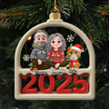 Custom Christmas Decor Home Birthday Gifts For Pet Lovers • Family Furry And Cat - Personalized Acrylic Ornament