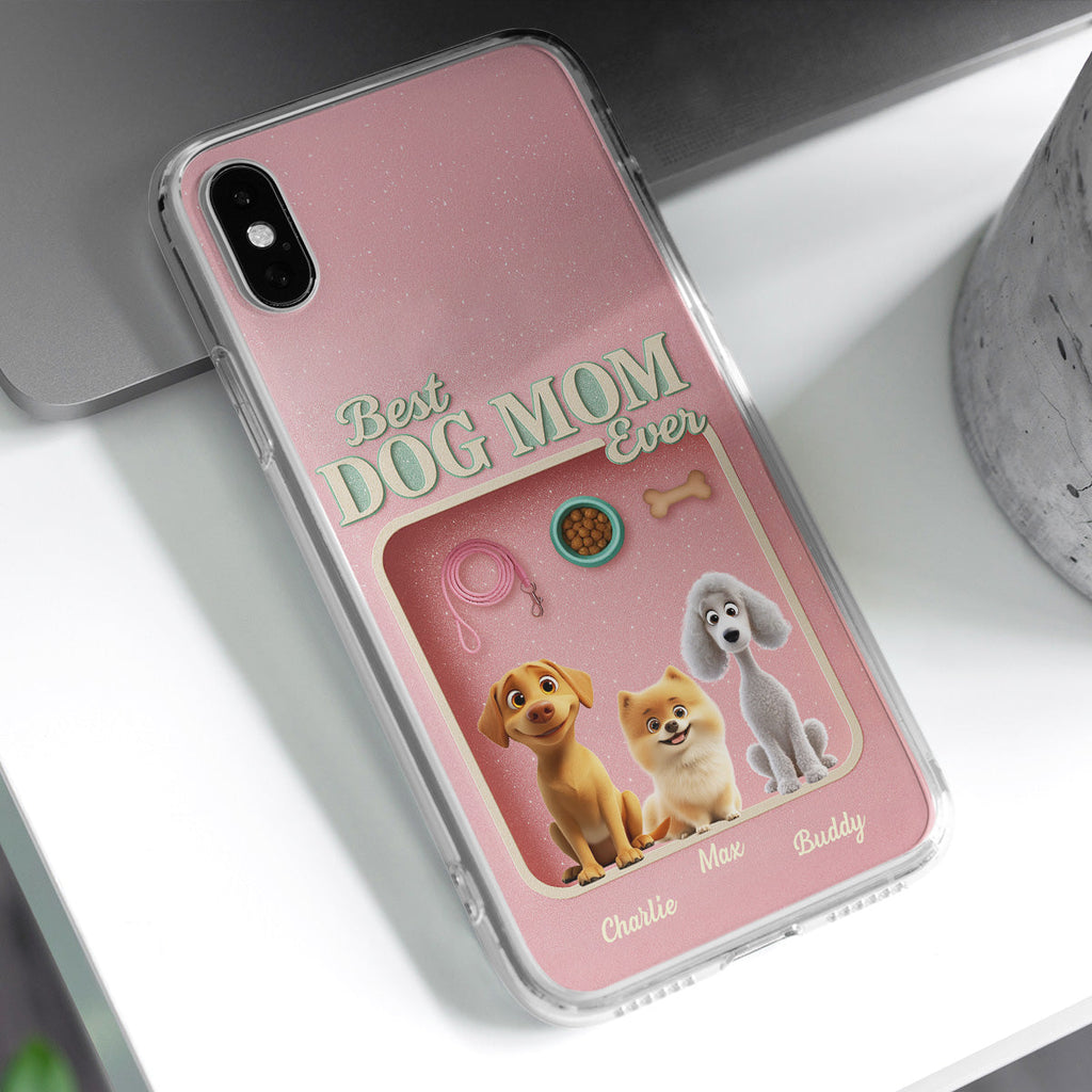 New Lovely Dog Mom - Personalized 3D Effect Phone Case