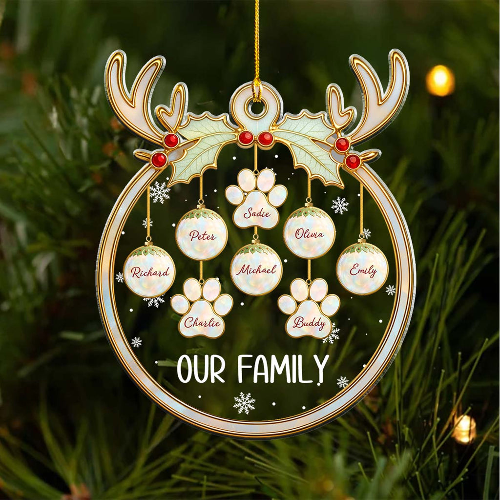 Our New Year Family - Personalized Acrylic Ornament