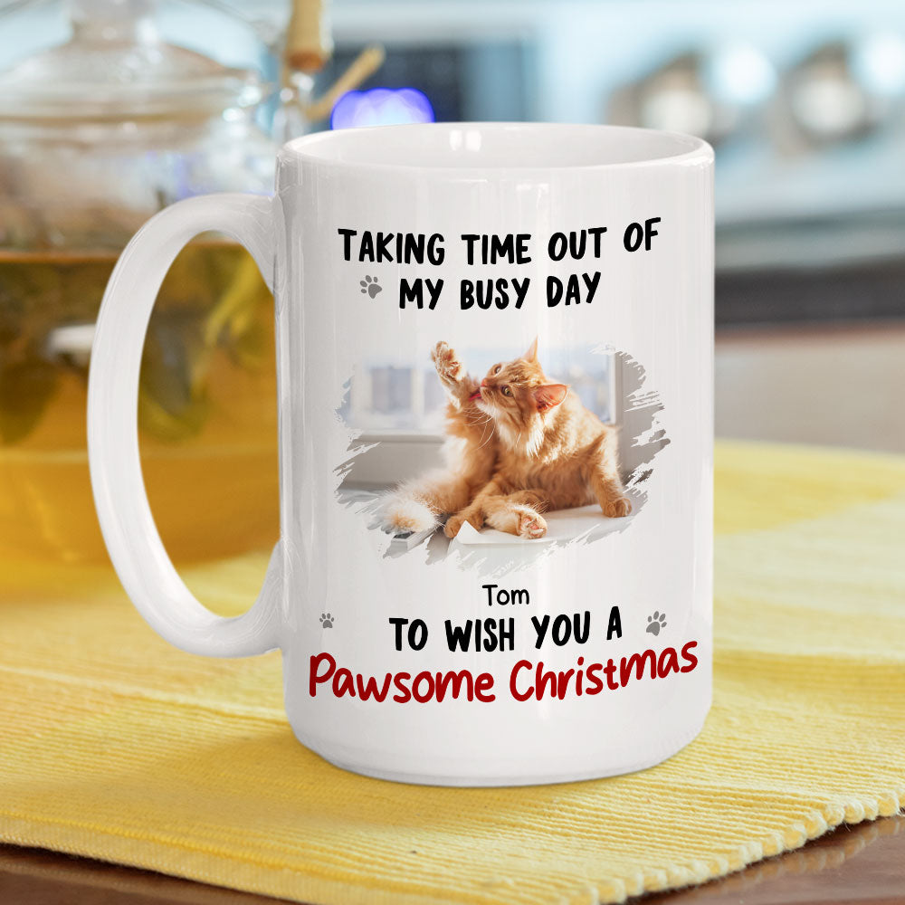 My Busy Day Photo - Personalized Coffee Mug