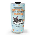 Custom Mother's day Birthday Gifts For Pet Mom, Pet Lovers • Adopted Me - Personalized 3D Inflated Effect Tumbler