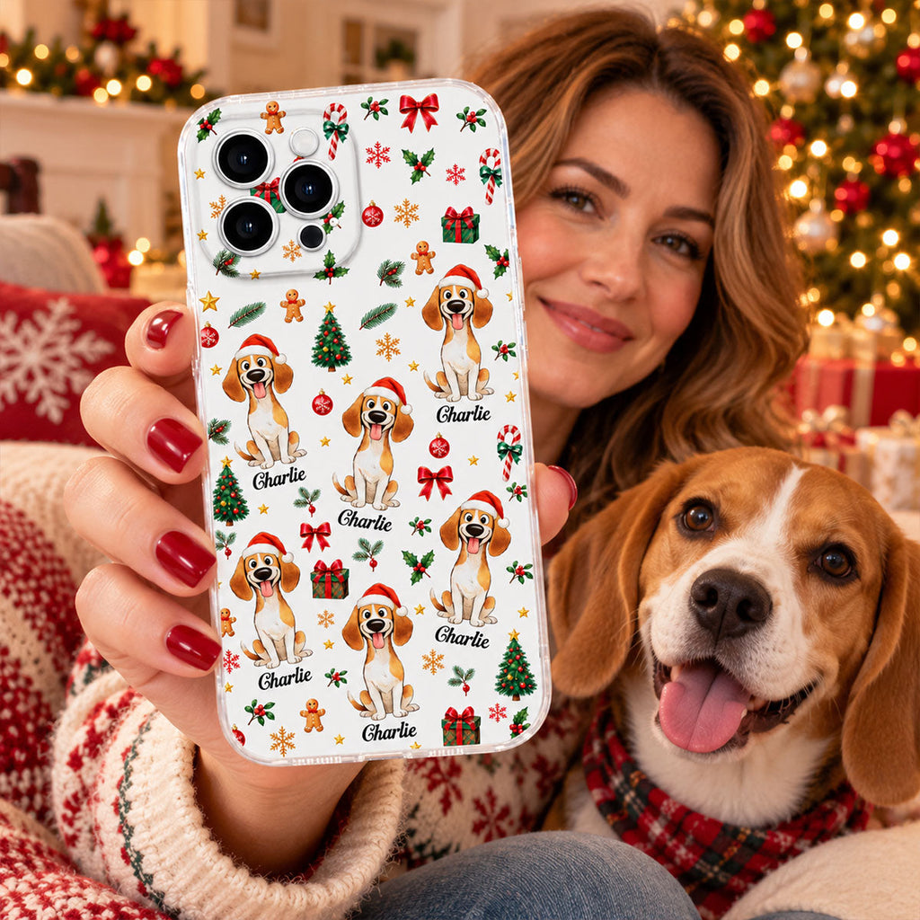 Christmas Dog - Personalized Phone Case