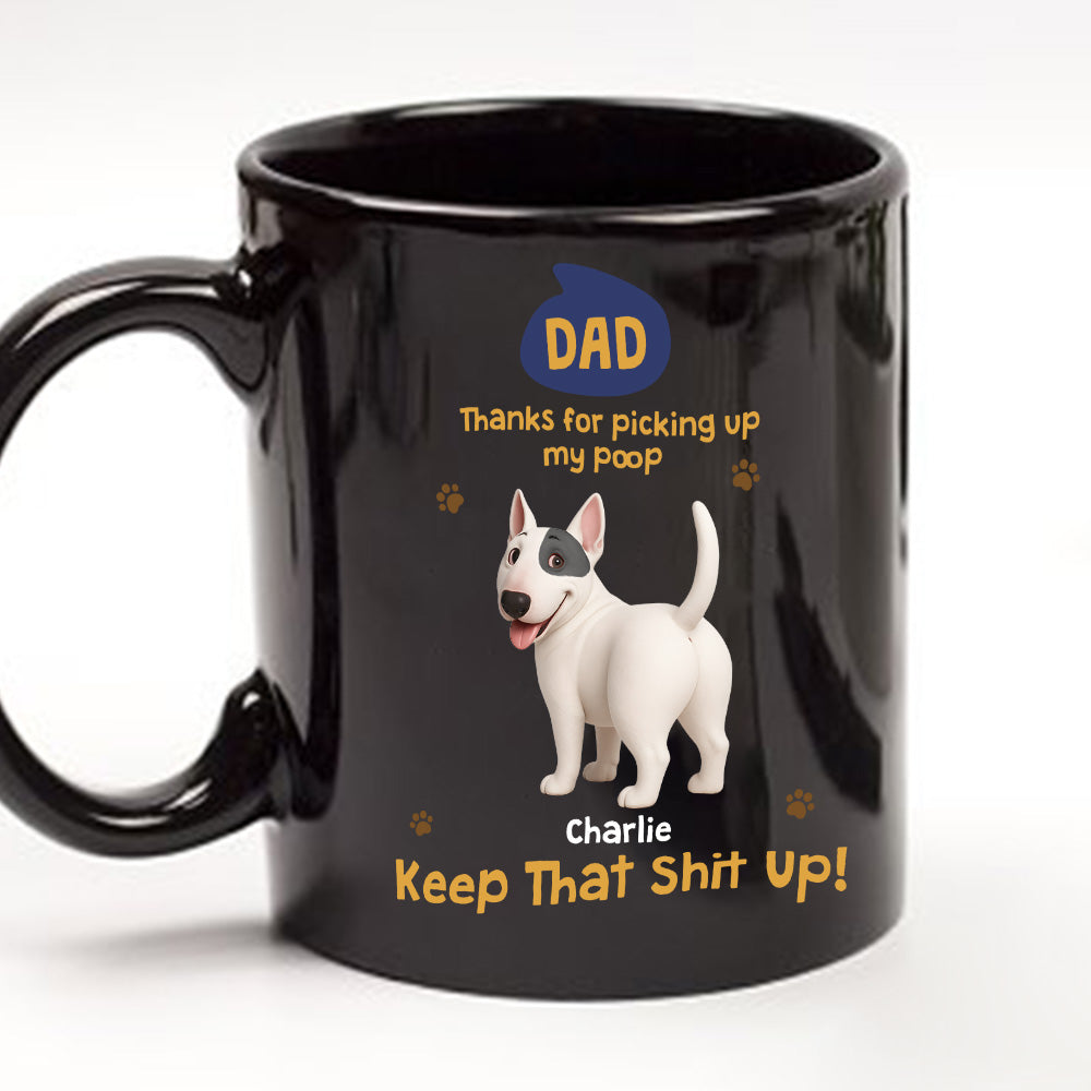 Custom Christmas Birthday Gifts For Dog Lovers • Keet That Shit Up Dog Parent - Personalized Coffee Mug
