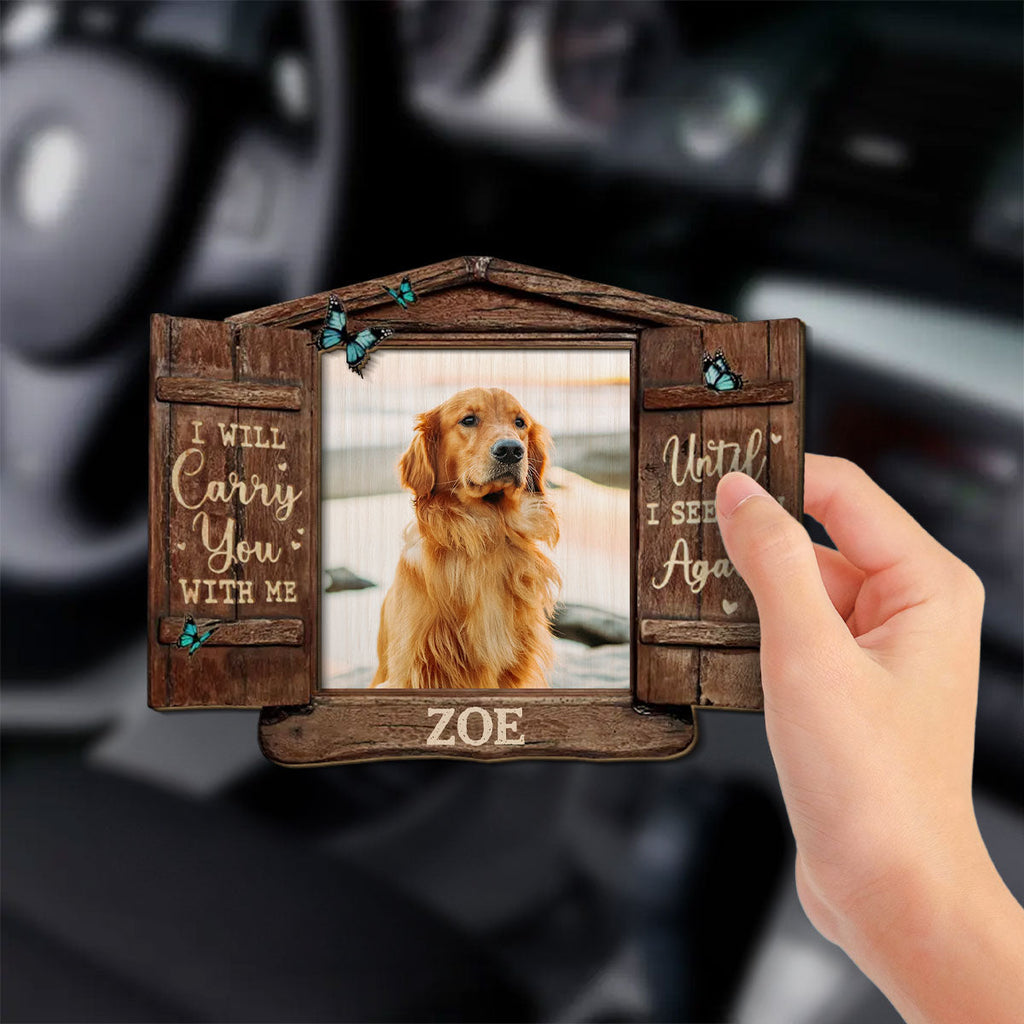 My Hardest Goodbye - Personalized Car Visor Clip