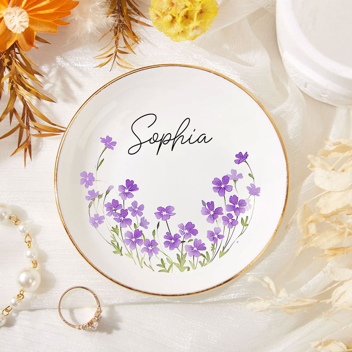 Soulmates For Life - Personalized Jewelry Dish