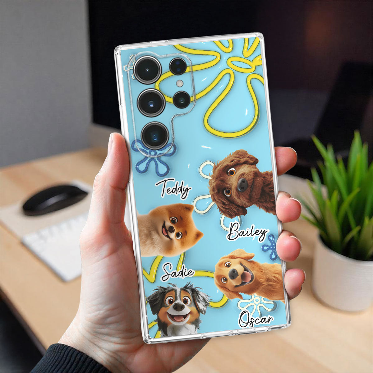 Sponge Dog - Personalized 3D Inflated Effect Phone Case