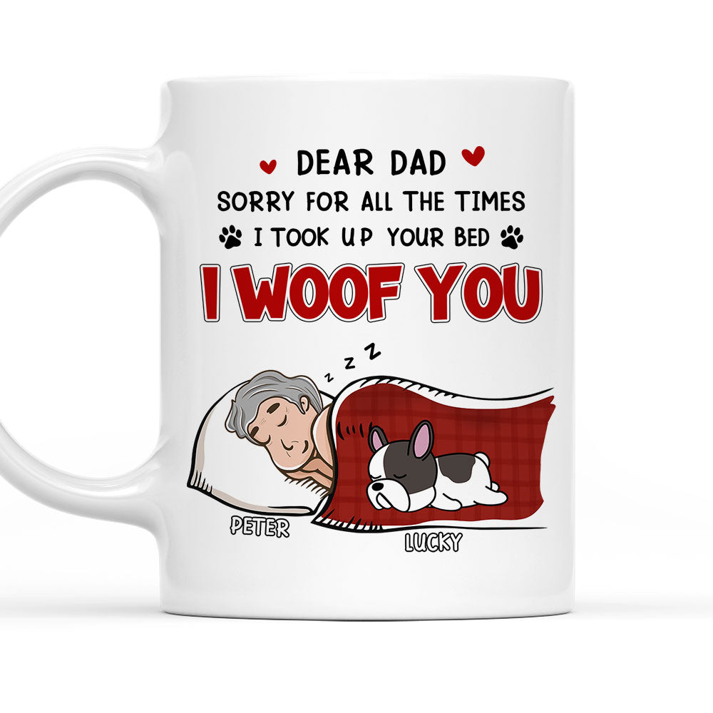 Custom Christmas Birthday Gifts For Dog Lovers • Took Up Your Bed - Personalized Coffee Mug