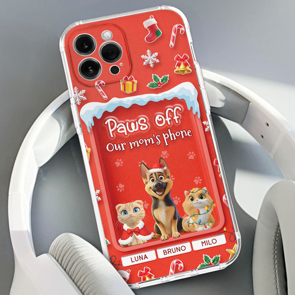 Us Under The Mistletoe - Personalized 3D Effect Phone Case