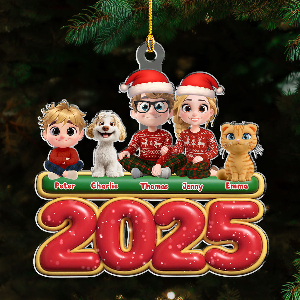 We And Our Kids Pet Version - Personalized Acrylic Ornament