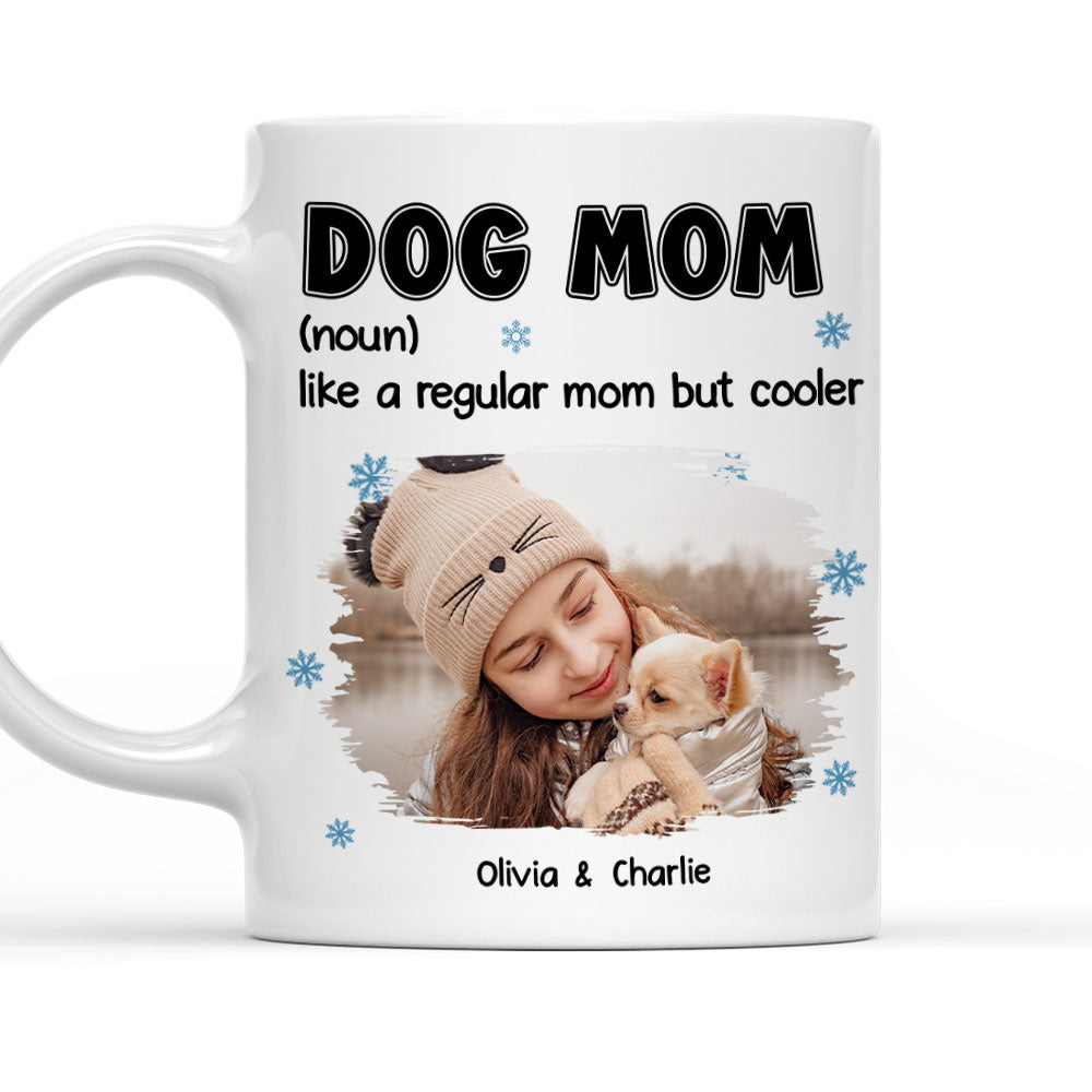 Custom Photo Christmas Birthday Gifts For Dog Lovers • But Cooler Photo - Personalized Coffee Mug