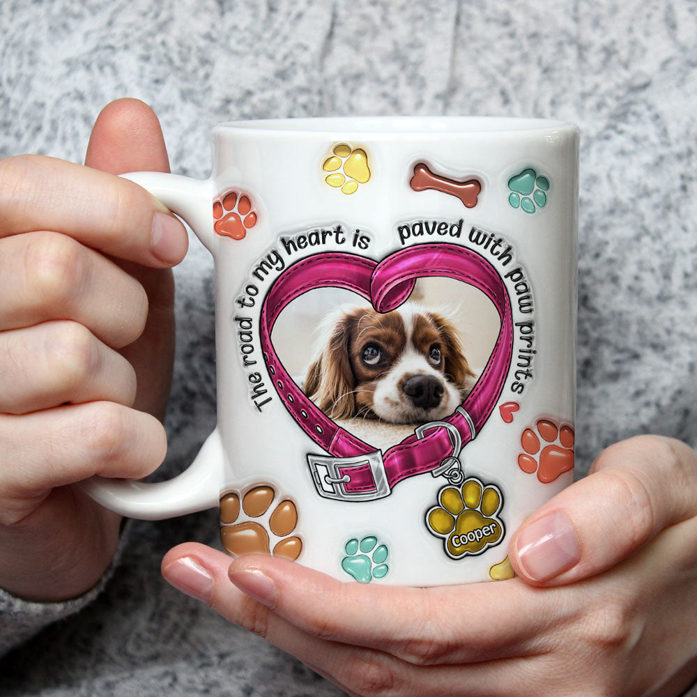Road To My Heart - Personalized 3D Inflated Effect Mug