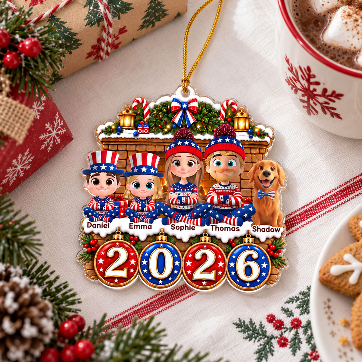 Celebrating 250 Years of Home - Personalized Acrylic Ornament