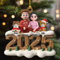Custom Christmas Decor Home Birthday Gifts For Cat Lovers • From This Year Cat Ver - Personalized 3D Effect Wood Ornament