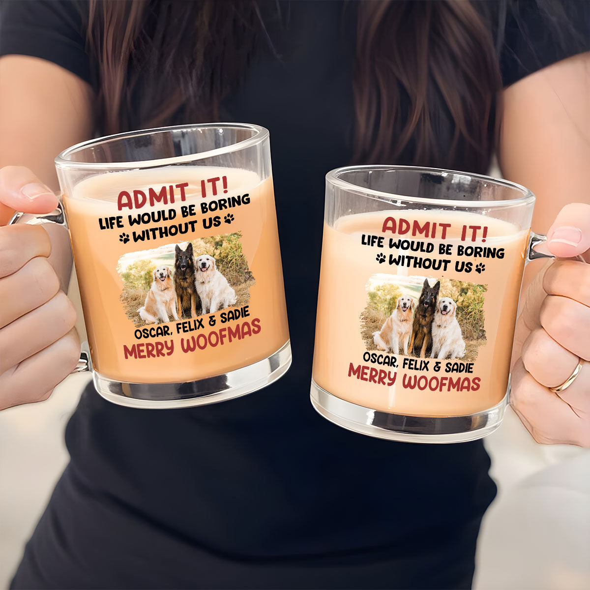 Admit It Photo - Personalized Glass Mug
