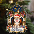 Custom Christmas Decor Home Birthday Gifts For Dog Mom, Dog Lovers • Forever Family Christmas - Personalized Acrylic Ornament