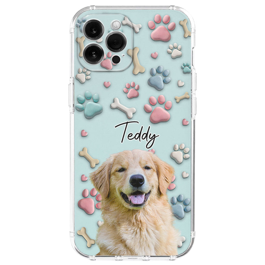 Dog And Human Cartoon Photo - Personalized Phone Case