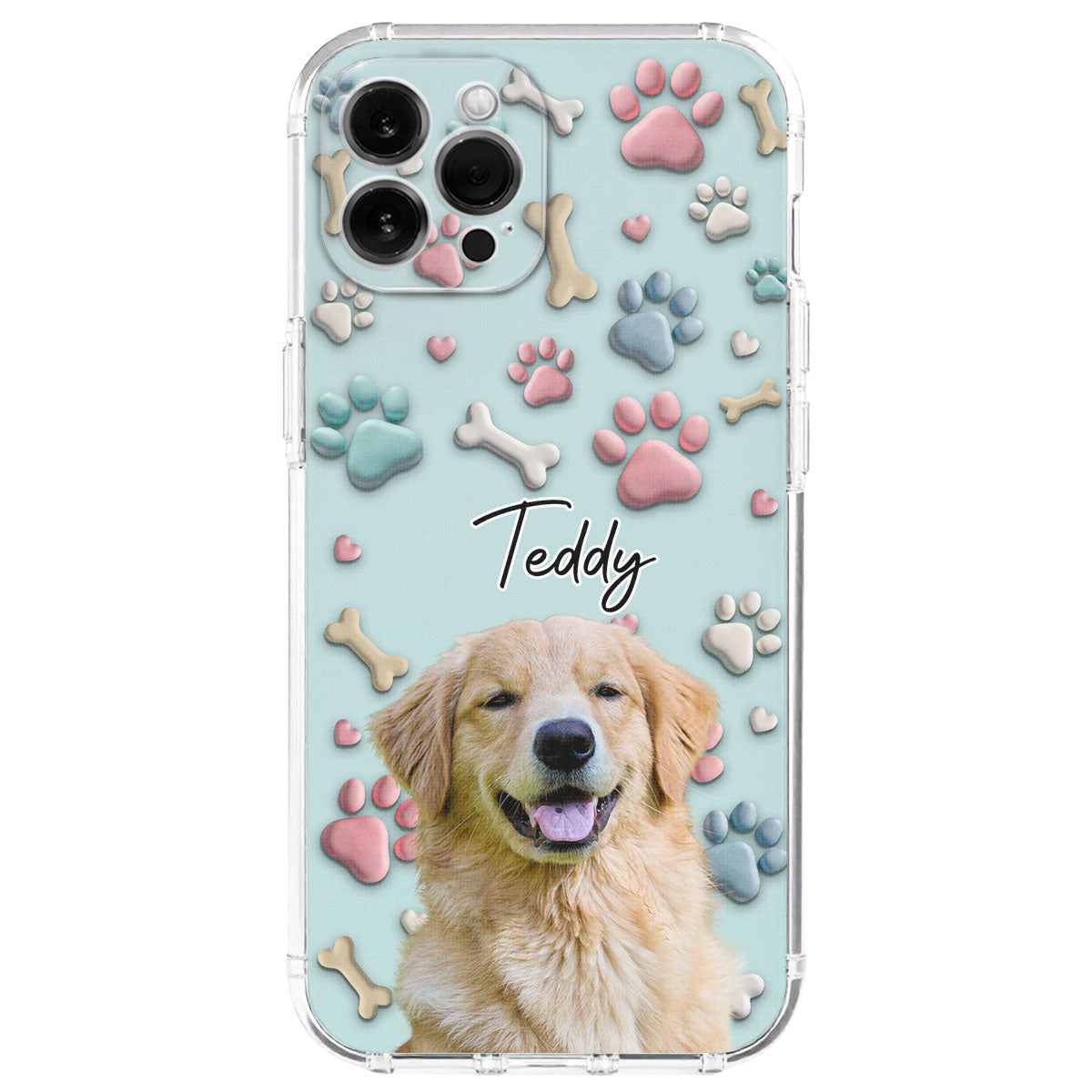 Dog And Human Cartoon Photo - Personalized Phone Case