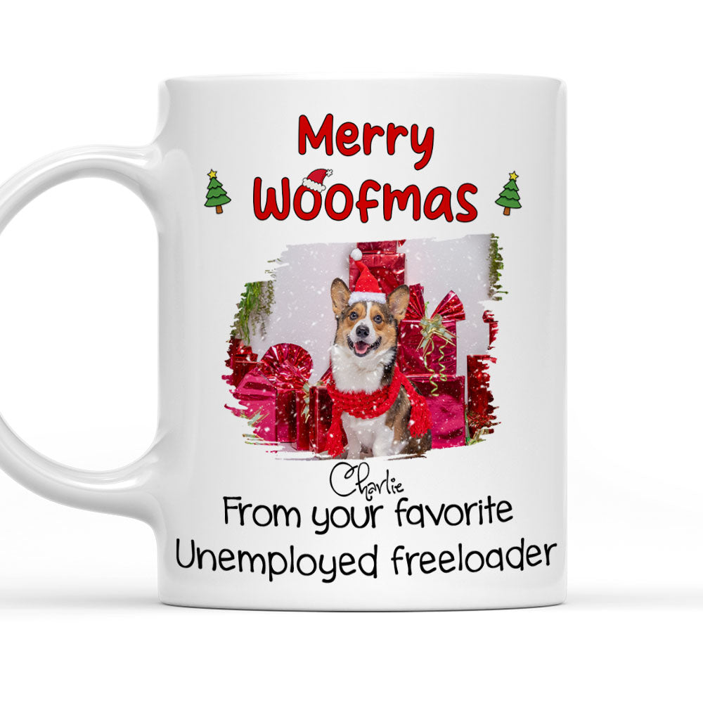 Custom Photo Christmas Birthday Gifts For Dog Dad, Dog Lovers • From You Favorite Photo - Personalized Coffee Mug