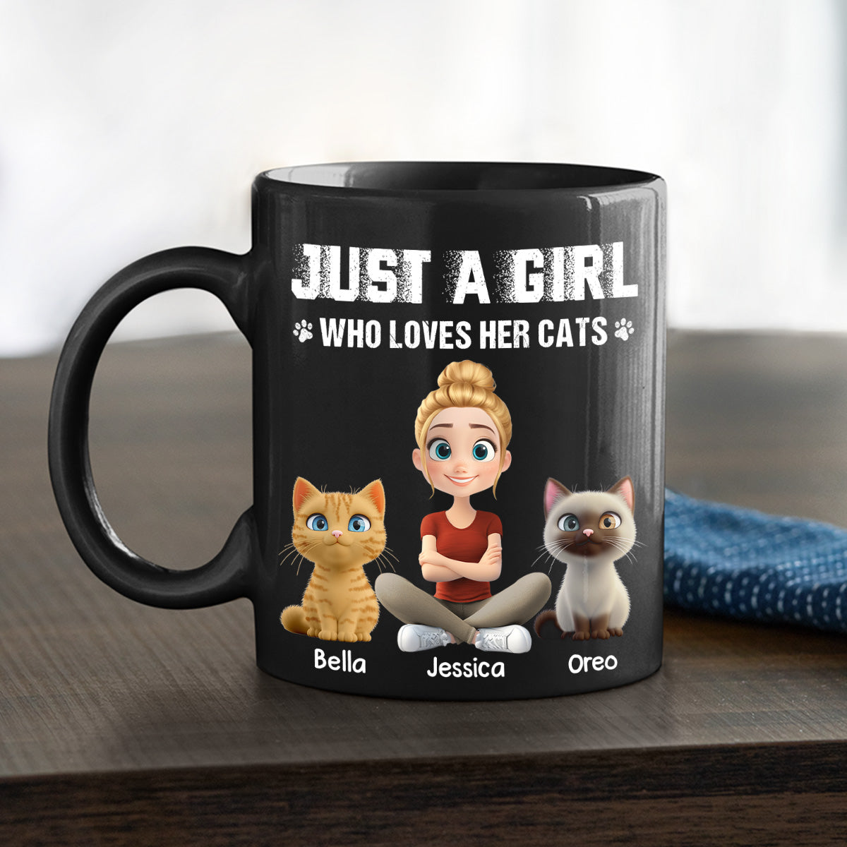 Custom Christmas Birthday Gifts For Cat Lovers • Me And My Cat Together - Personalized Coffee Mug