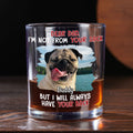 We Chose You Obviously Photo - Personalized Whiskey Glass