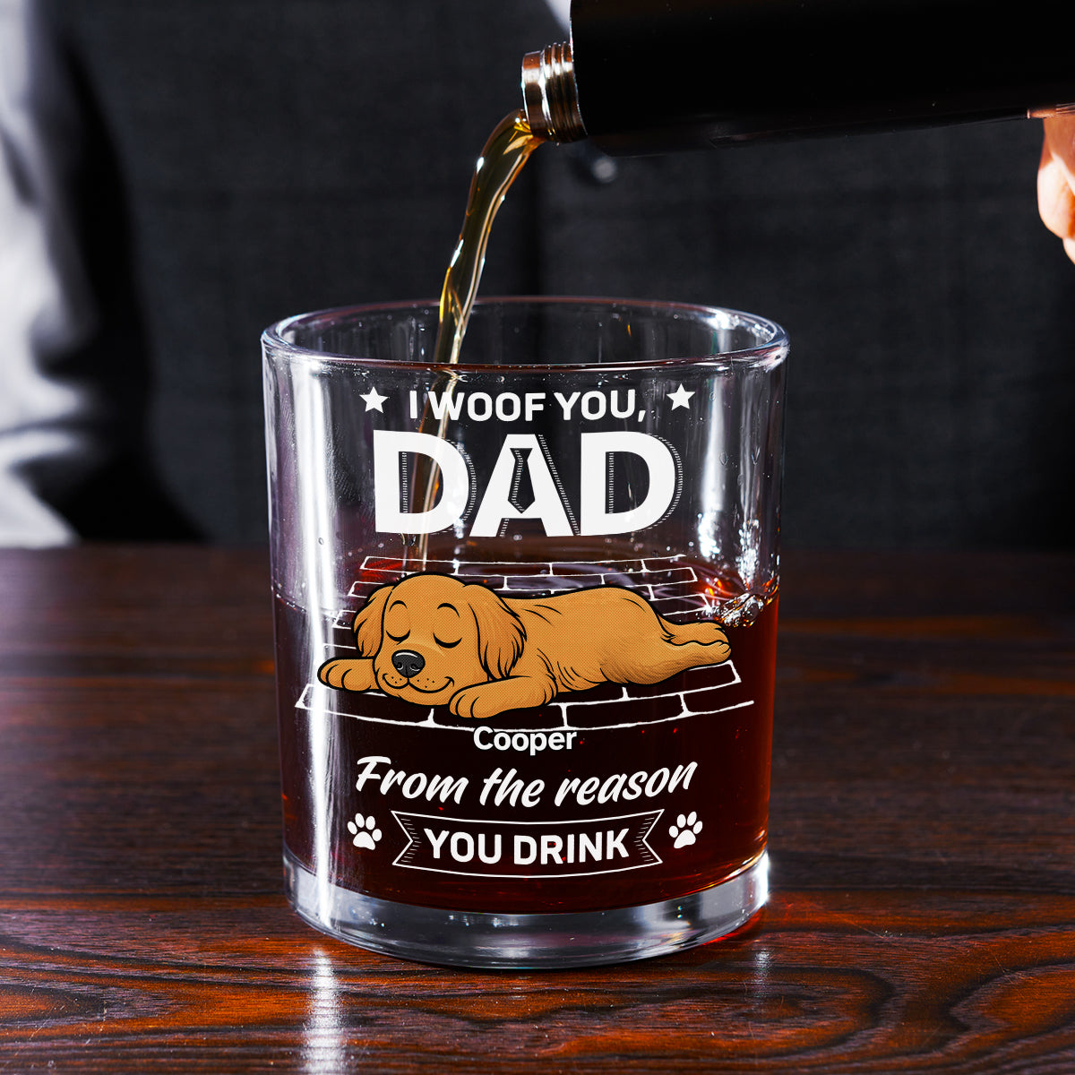 I Know The Reason Why - Personalized Whiskey Glass