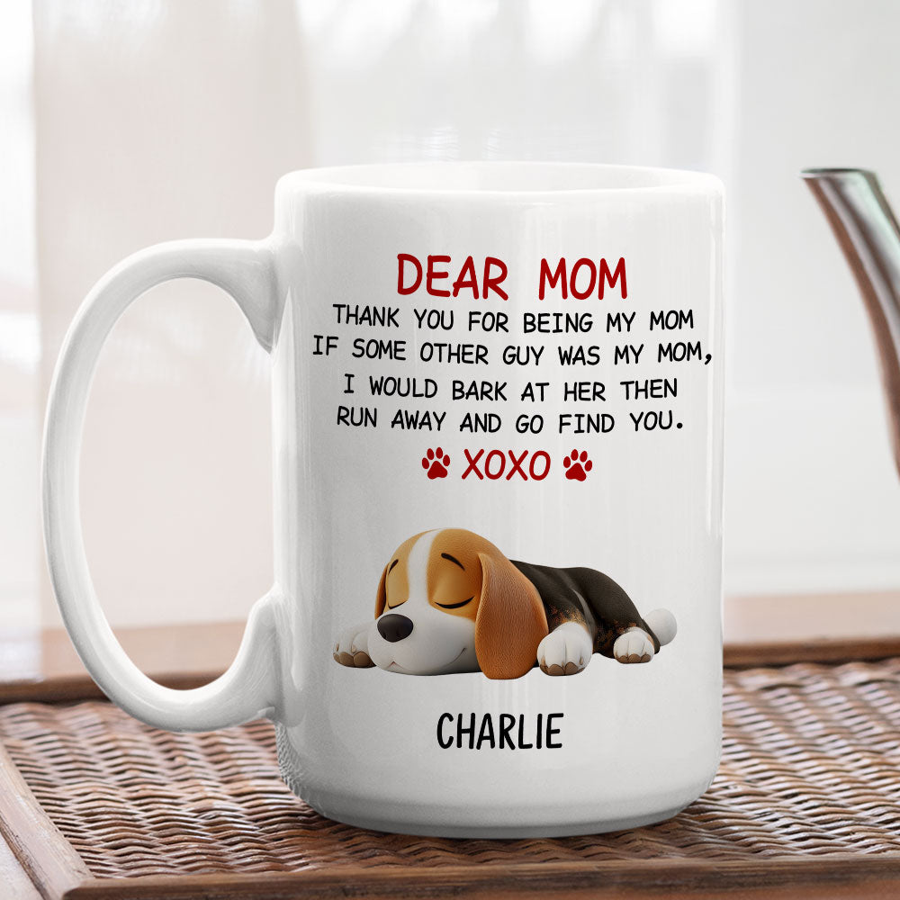 Custom Christmas Birthday Gifts For Dog Lovers • Xoxo Dog Mom - Personalized Coffee Mug