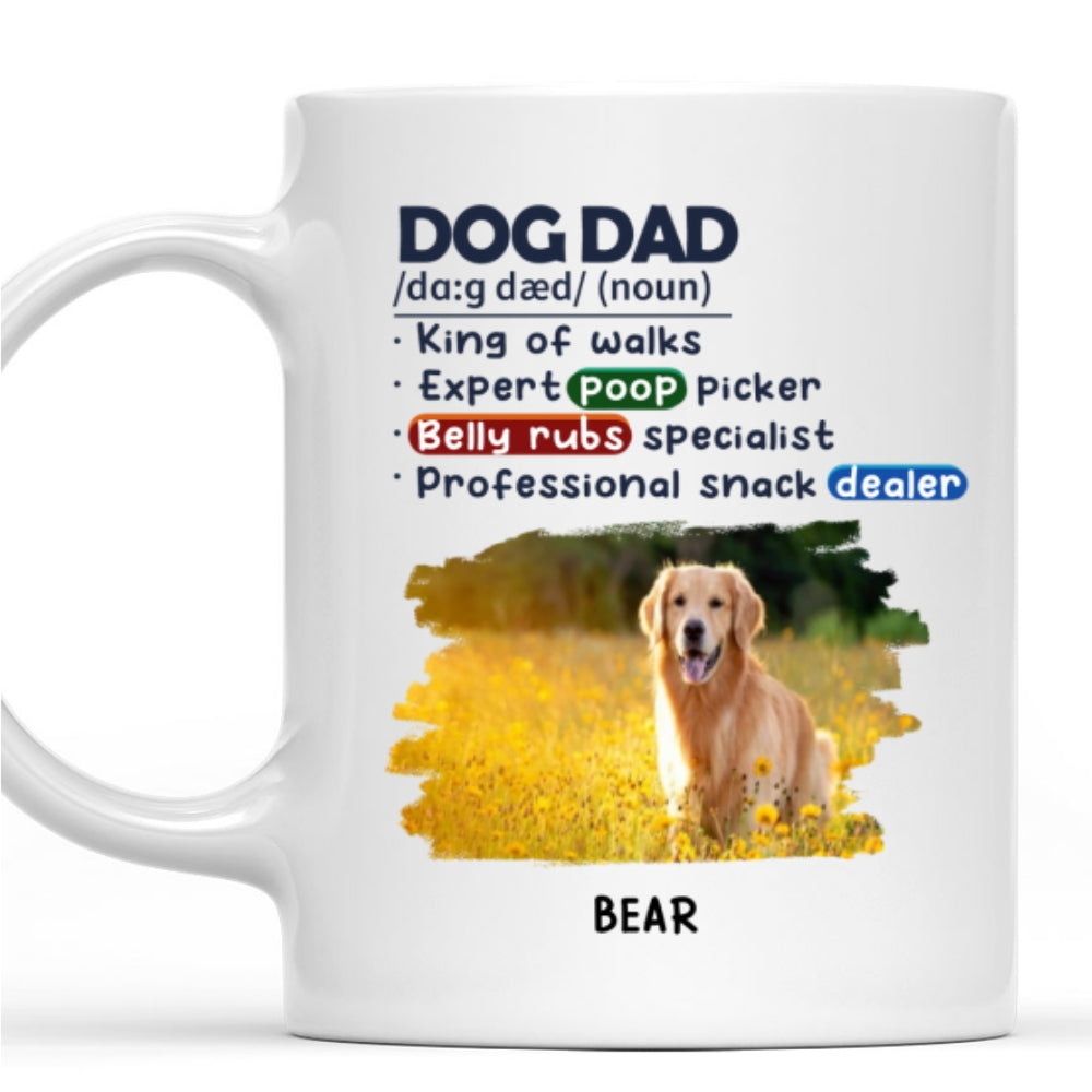 Custom Photo Christmas Birthday Gifts For Dog Lovers • Dog King Queen Of Walks Photo - Personalized Coffee Mug