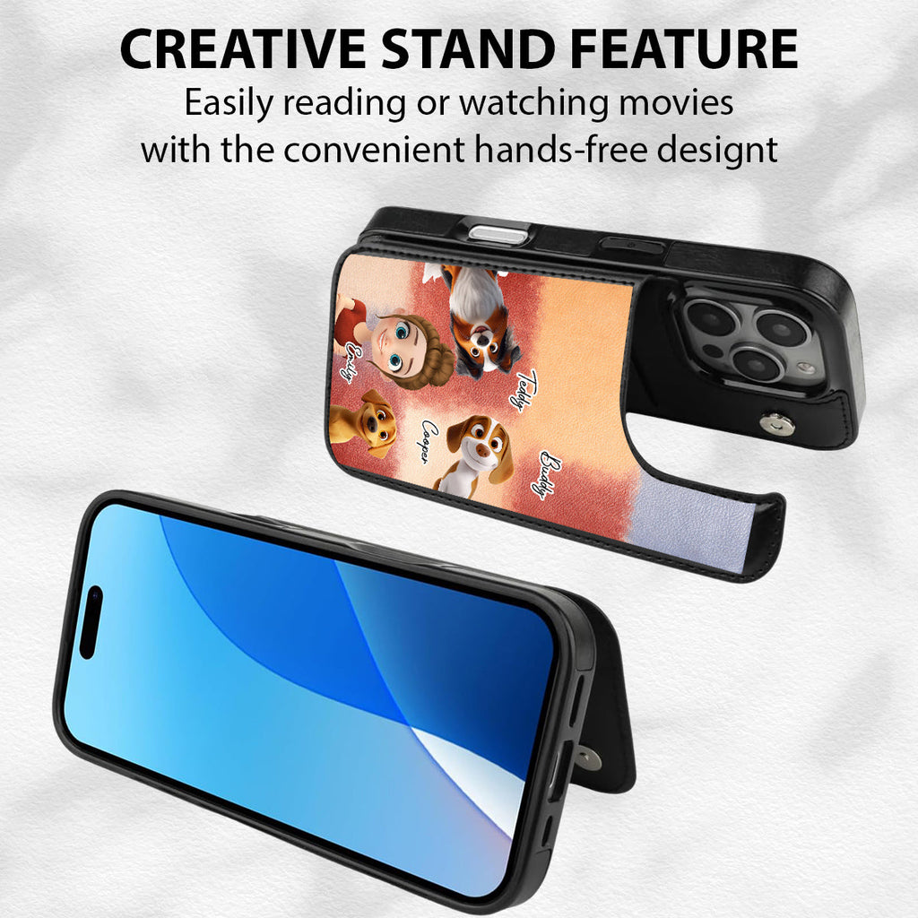 The Mom They Need - Personalized Leather Phone Case