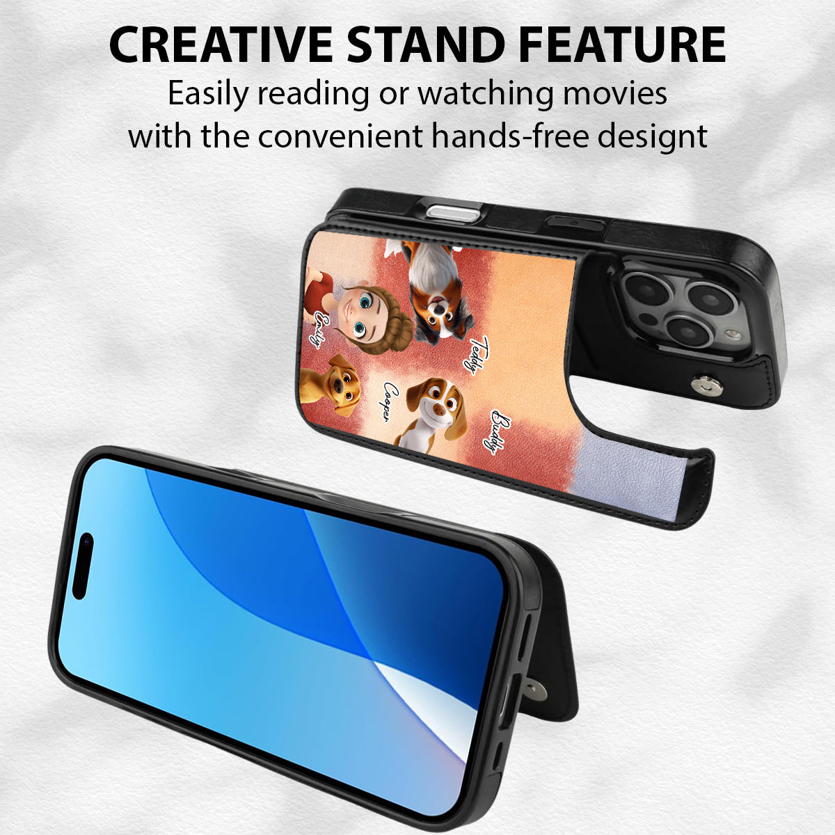 The Mom They Need - Personalized Leather Phone Case