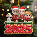 Custom Christmas Decor Home Birthday Gifts For Dog Lovers • We And Our Kids - Personalized Acrylic Ornament