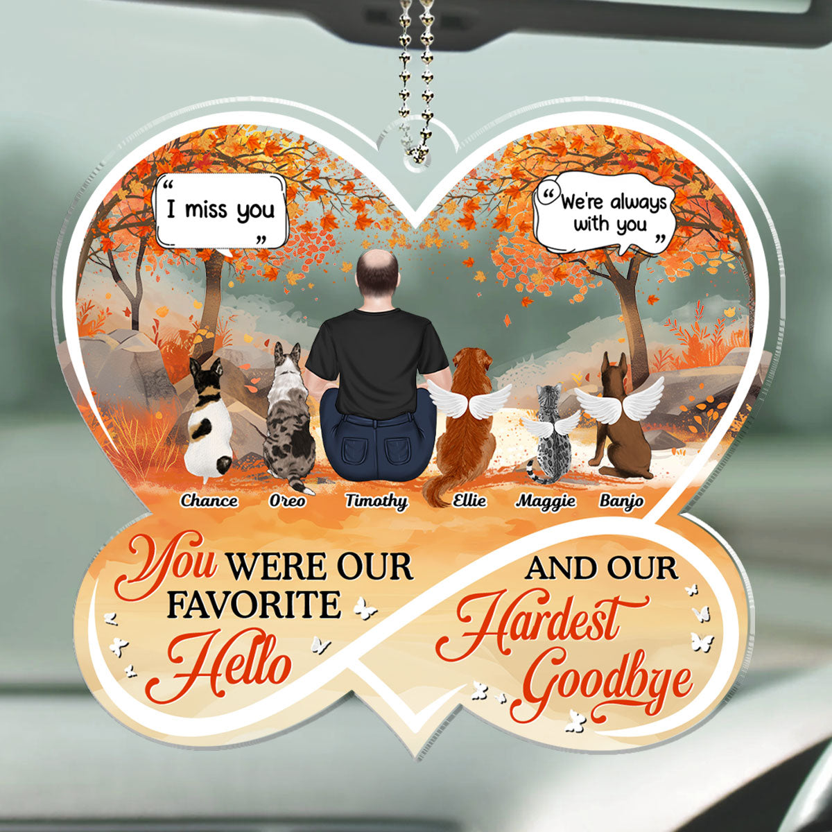 If Love Could Have Saved You - Personalized Car Ornament