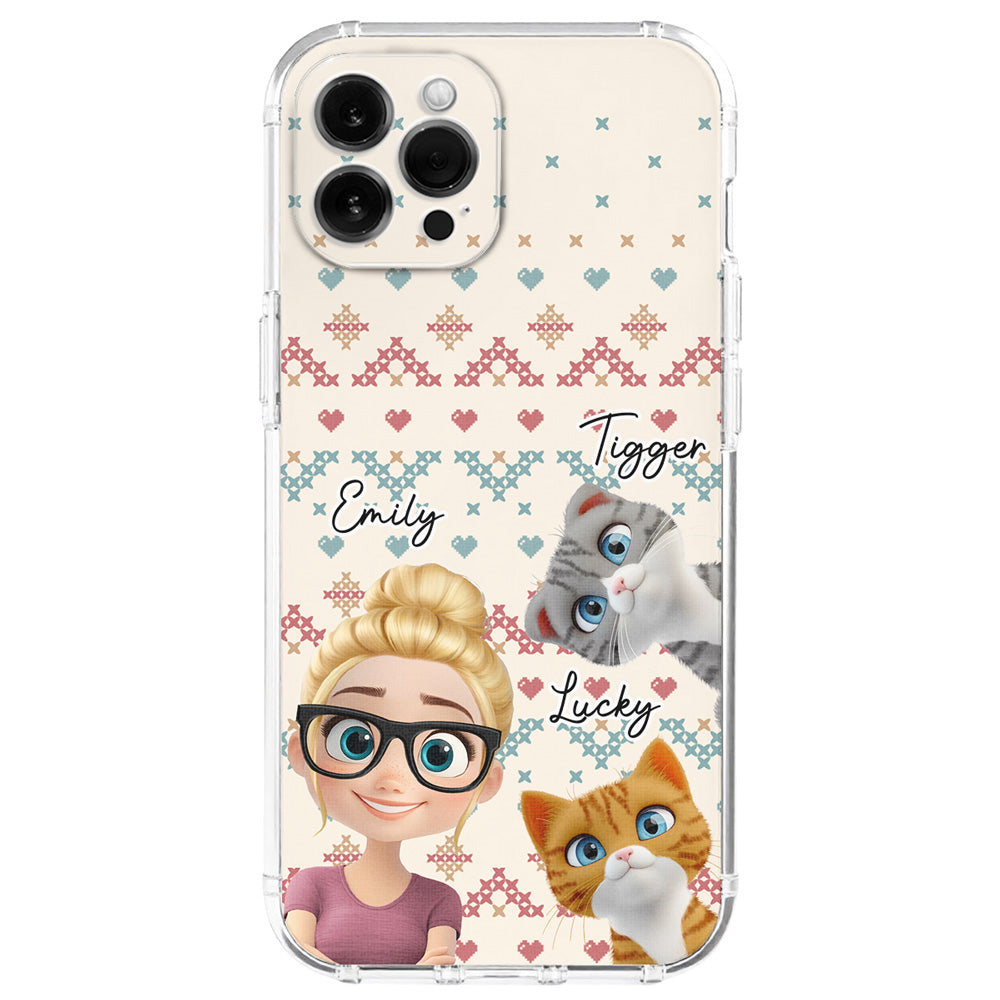 This Cozy Season With Cats - Personalized Phone Case