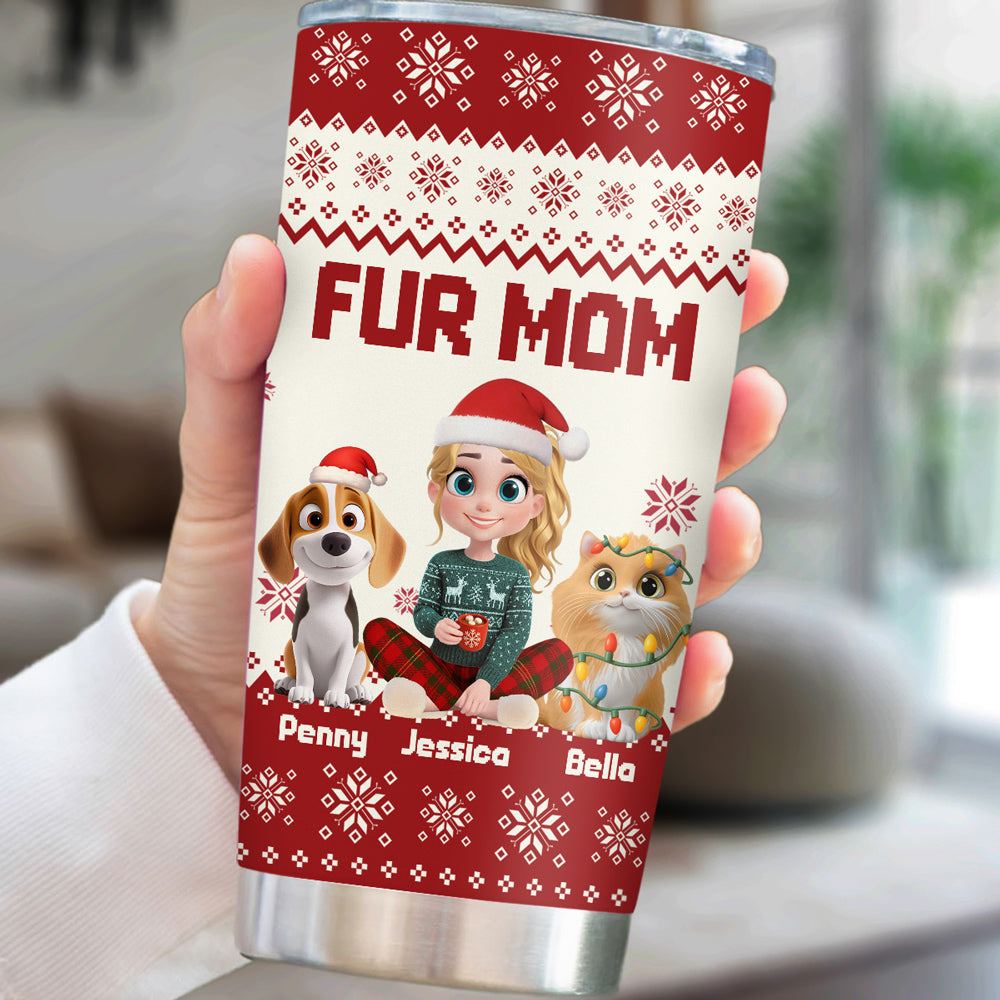 Custom Christmas Birthday Gifts For Pet Lovers • My Babies Are Ahead All - Personalized Tumbler